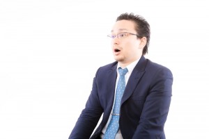 驚きの表情