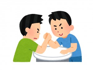 腕相撲